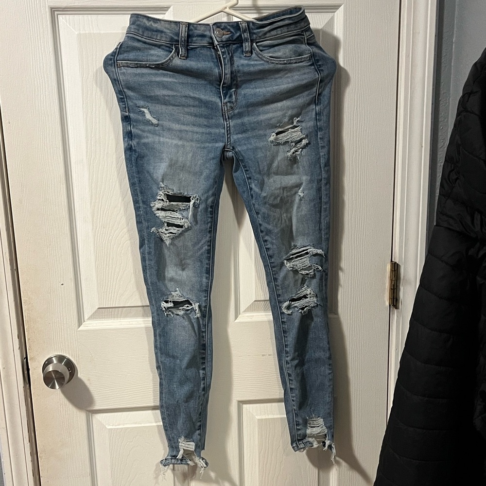 Light Wash Skinny Jeans